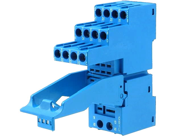 Soclu releu DIN releu serie: montaj sina, releu 55.34, 94.04, FINDER
