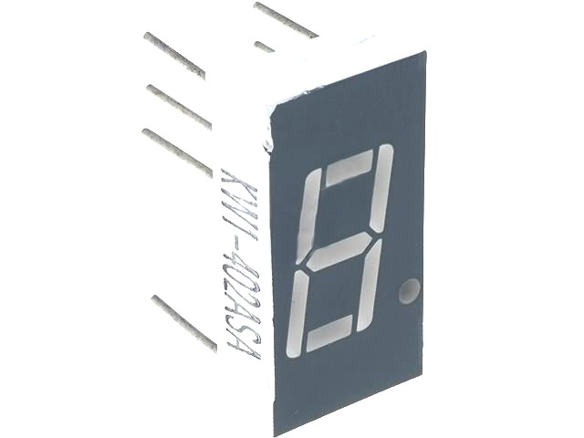 Afisaj led 10.16mm Rosu AC LED KW1-402ASA