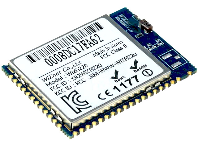 Modul Wi-Fi; Interfaţă: ADC, PWM, SPI, UART; 11Mbps, WIZFI220-CA
