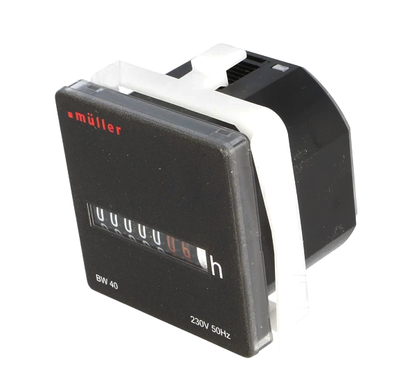 Contor mecanic, de timp, 99999,99h, 230V, LCP-BW230VAC, MULLER