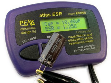 Aparat masurare ESR condensatori, 1uf-22000uF, masurare ESR in circuit, ESR70, PEAK UK