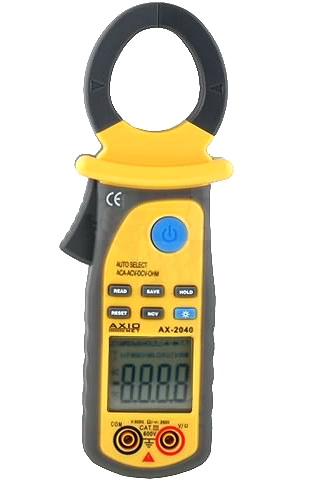 Cleste ampermetric, digital, 40/400AC, multimetru, AC, DC, R, detector tensiune, AX-2040