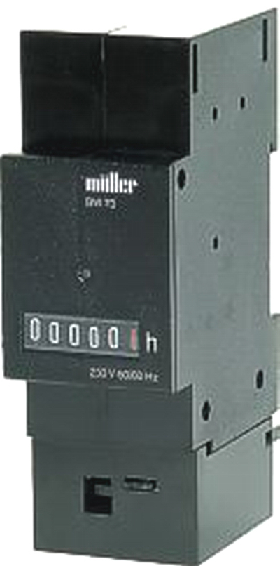 Contor timp orar mecanic, de sina, 99999.9hr, 230VAC, LCP-DIN/220, MULLER