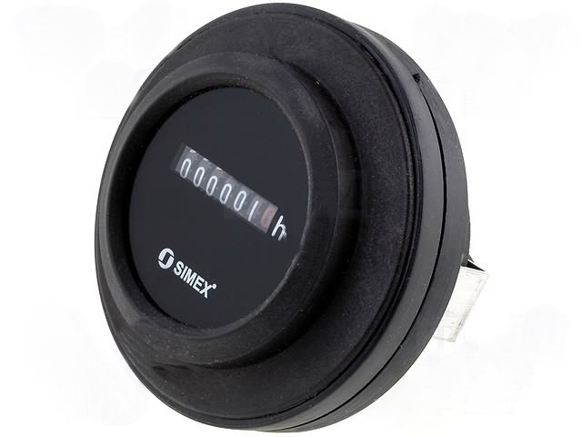 Contor timp orar mecanic, 999999,9h, 10-80VDC, SX-HK47
