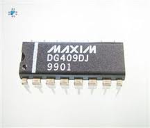 DG409DJZ, 4:1, Analog Multiplexer.Dual, 40 ohm, ± 15V, DIP-16