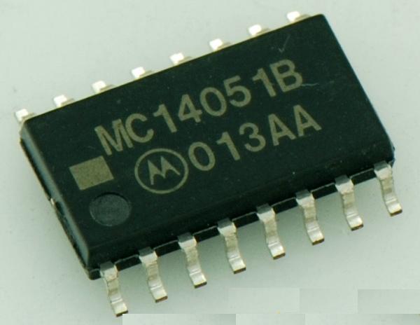 MC14051B, Analog Multiplexer / Demultiplexer, 8:1, 1 Circuit,  SOIC-16