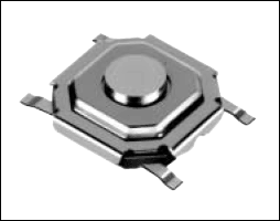 Push buton, tach, smd, SPST, 5.2x5.2mm, SKQGAFE010, ALPS