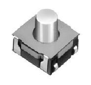 Buton tactil, push SPST SMD, 6.2x6.2mm, SKRAAQE010, ALPS