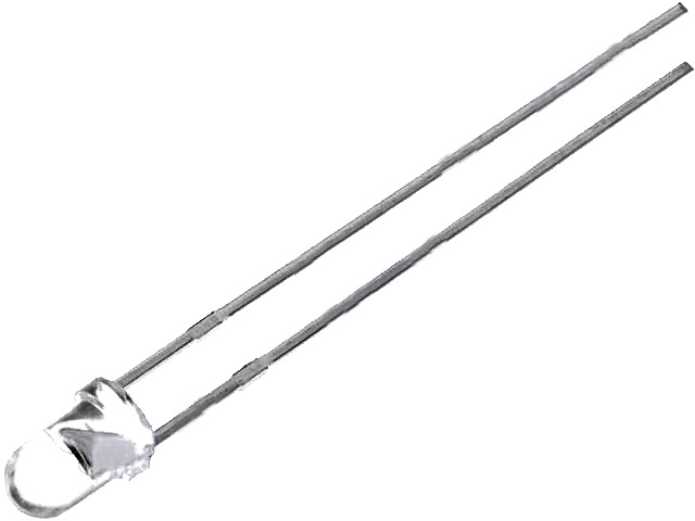 LED 3mm, albastru, 2200mcd, LL-304BC-B4-2BC