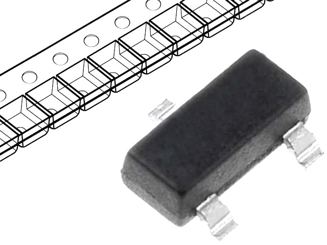 SI2305CDS, P-MOSFET; -8V; -5,8A; 1,7W, SO8