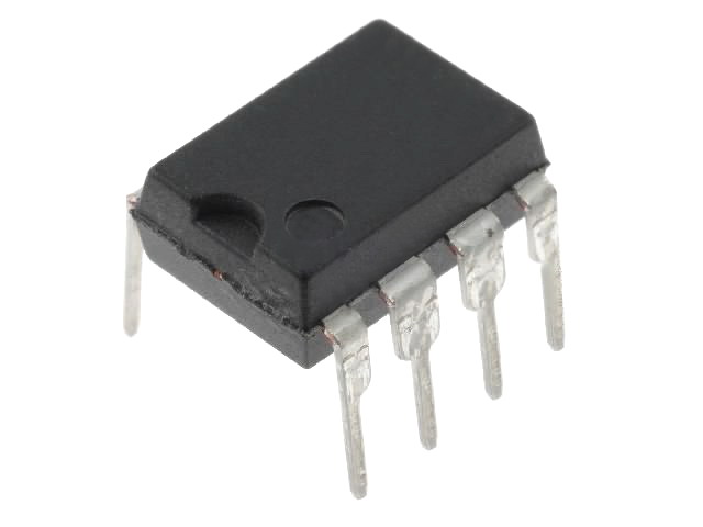 TOP222PN, AC/DC Off-Line Switcher IC,  85 VAC - 265 VAC, 100 kHz, 50 mA out, 10 W, DIP-8