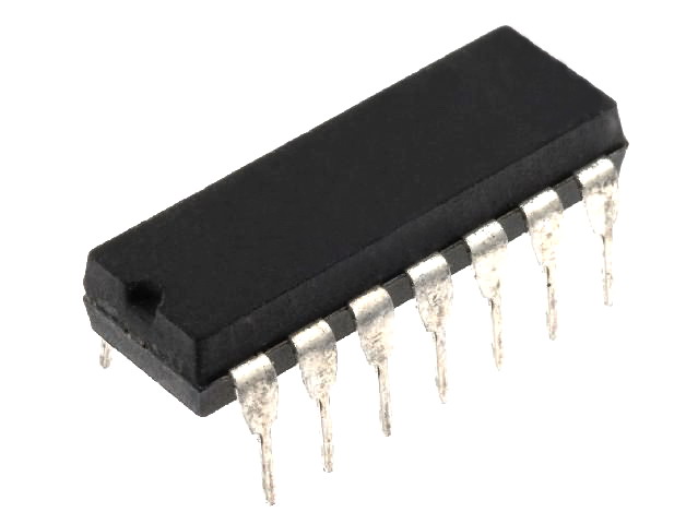 CD4070BE, digital; XOR; Canale: 4; IN: 2; CMOS