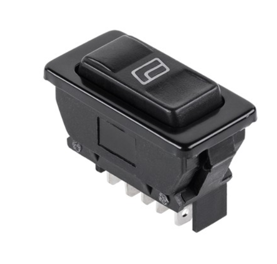 Intrerupator basculant, comanda geam auto, (ON)-OFF-(ON), 20A, 12V, ASW-02