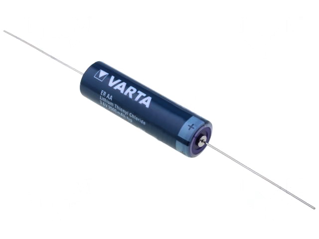 Baterie litiu, LTC; 3,6V; AA; axial; 2500mAh. BAT-ER14500-CD, VARTA