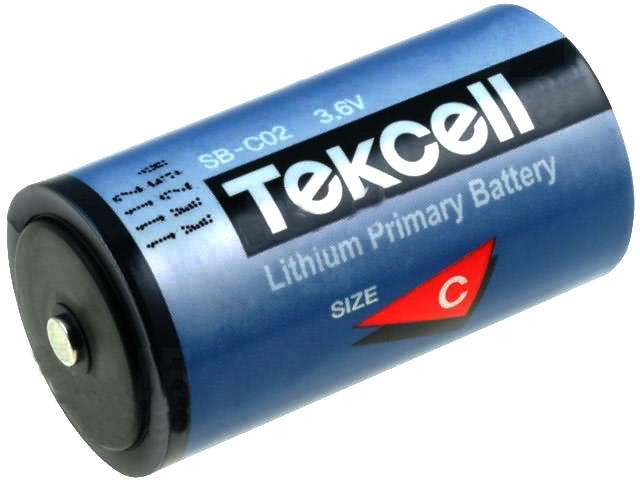 Baterie Litiu 3.6V, 8500mA, C, 25.6x49.5mm, BAT-ER26500, TEKCELL,
