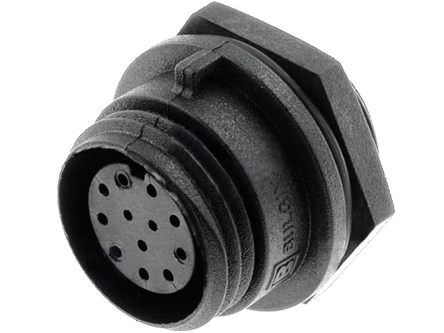 Conector circular 12 pini mama PX0412/12S IP68 50V