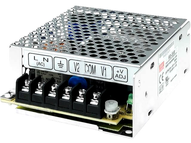 Sursa tensiune dubla, 35W, 5VDC/2.2A SI 24VDC/2.1A, AC-DC, RD-35B