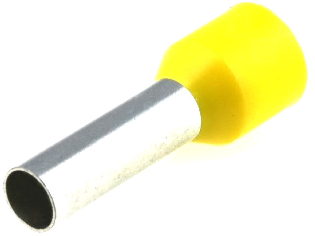 Tub terminal cablu, teaca metalica, izolat, Cu, 12x6mm2, TUL-RI-06012