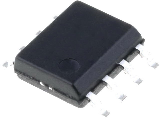 UC3845BD1G, PWM Controller, 25V-12V supply, 250 kHz, SOIC-8, TEXAS INSTRUMENTS