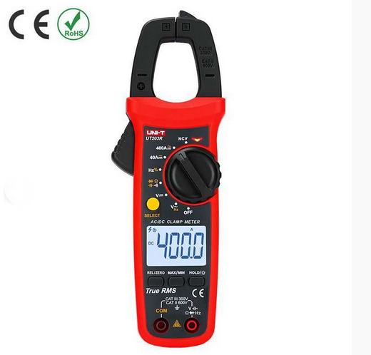 Cleste curent, AC, DC, multimetru, 400AC, 400ADC, NCV, UT203R, UNIT