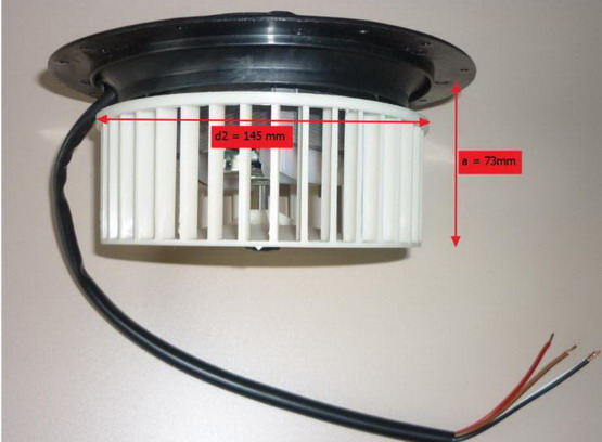 Ventilator hota, universal, 230VAC, 145x73mm, 3 VITEZE, 135W, VENT548