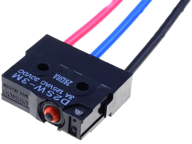 Microintrerupator  SPDT; 3A/125VAC; ON-(ON); D2SW-3M, OMRON