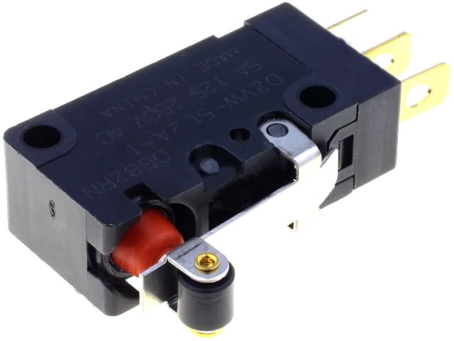 Microintrerupator cu maneta; SPDT; 5A/250VAC; ON-(ON); D2VW-5L2A-1 OMRON