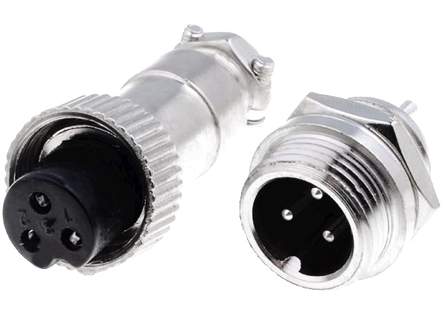 Mufa tata, mama, pentru microfoane, 3 pini, DS1110-01-3B6