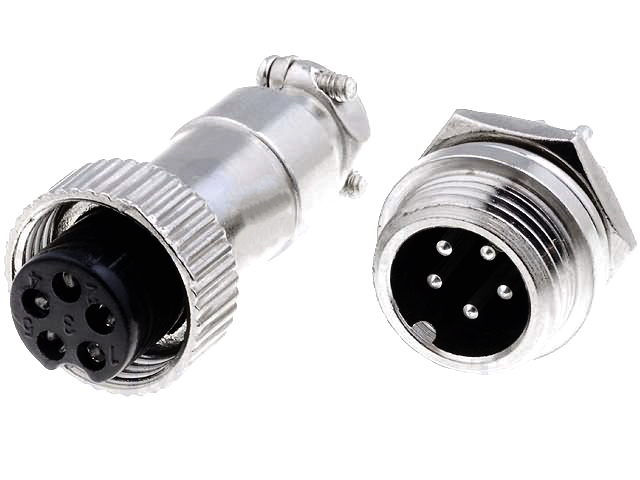 Mufa tata, mama, pentru microfoane, 5 pini, DS1110-01-5B6