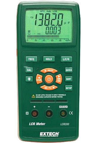 Punte RLC, RS232, LCR200, EXTECH