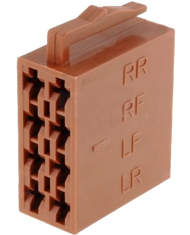 Carcasă pentru conector; mufă difuzor; ISO; PIN:8, 331431