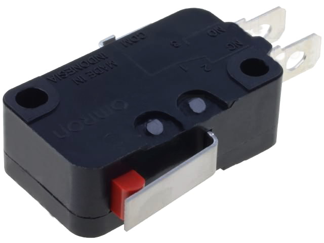 Microintrerupator SPDT; 16A/250VAC; ON-(ON);  D3V-161-1A5, OMRON