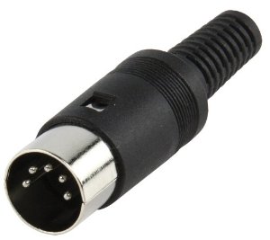 Mufa tata DIN, 5pini cablu, DC-002