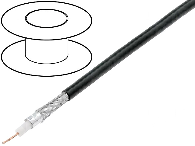 Cablu coaxial, H155, 50 ohmi, 5.4mm, H155, 2.4GHz, BELDEN