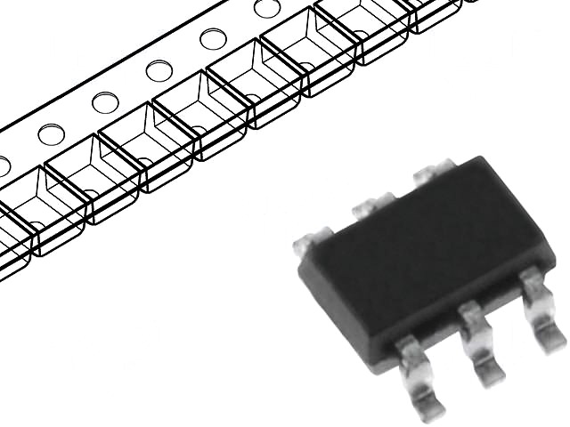NC7WZ14P6X, Logic IC, Inverter, Dual, 1 Inputs, 6 Pins, SC-70