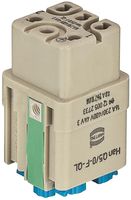 Conector, HAN, mama, 5 pini +PE, 16A, 400V, 09120052733, HARTING