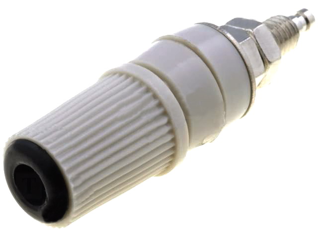 Soclu banana 4mm; negru; 24A; BS-244DSM-B