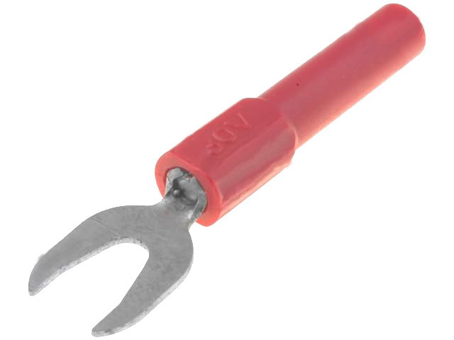 Mufa tip furca rosie; 36A; 60VDC; RDA-S4-W4-R