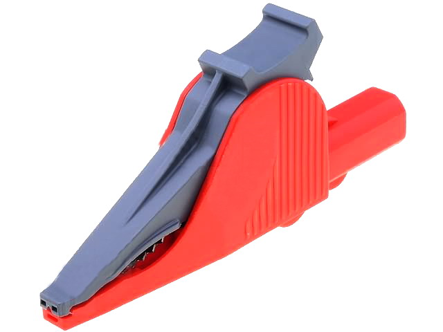 Crocodil izolat, 1000V, 36A; 1kV, rosu, SAK6675NI-RT