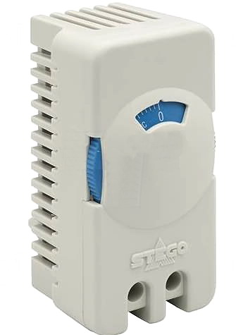 Regulator temperatura, termostat, 0+60C, pornire ventilator, NO, 10A, STS011