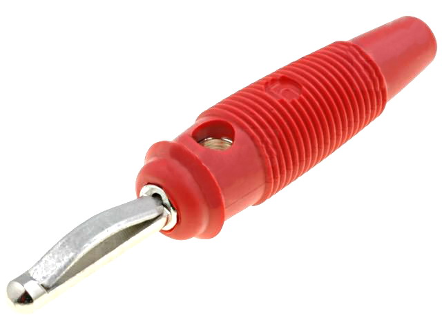 Mufa banana, rosie, 4mm, 16A; 60VDC, lipire, VQ30RT, HIRSCHMANN