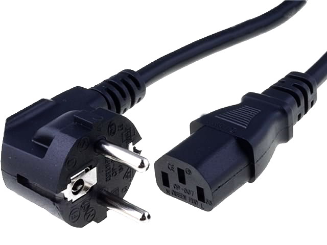 Cablu alimentare calculator, IEC C13, mamă; negru; 2.5m, 6004.0215, SCHURTER