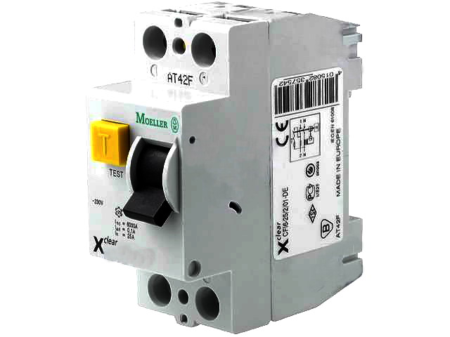 Intrerupător de circuit, diferential, 100mA, 25A IP40, CFI6-25/2/01