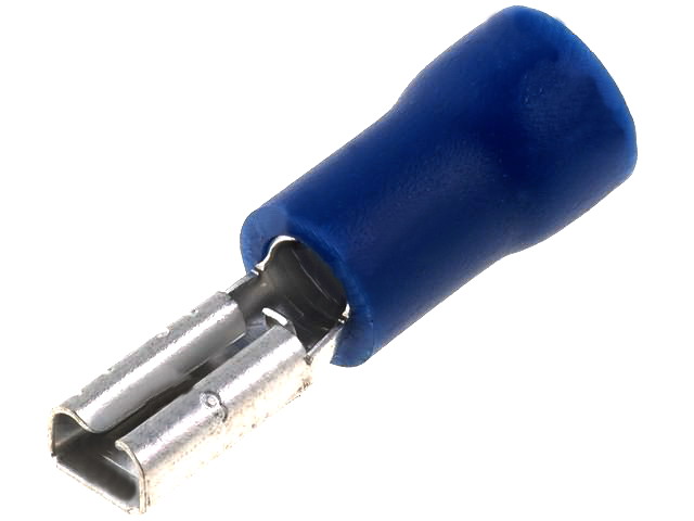 Papuc terminal cablu, mama, 2.8mm, albastru, 1.5-2.5mm2, ST-001/B