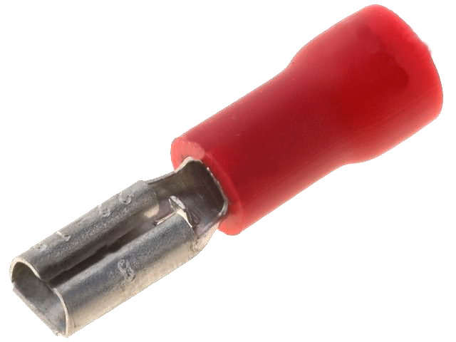 Tub terminal cablu mama, 2,8mm, rosu, ST-001/R