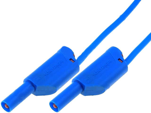 Cablu test, banana-banana 32A, 1.5m, VSFK50002515-BL, SCHUTZINGER