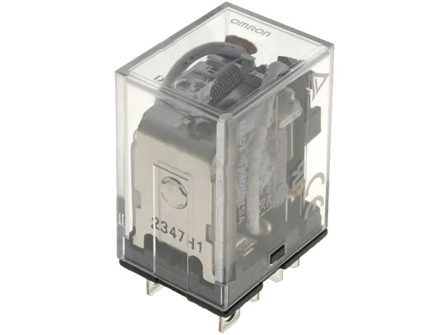 Releu 220VAC, 10A, 3PDT, LY3-240VAC OMRON