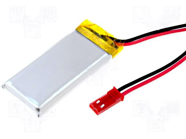 Acumulator 3.7V, Li-Po; 3.7V; 980mAh, 50x34x5.7mm, ACCU-LP573450/CL