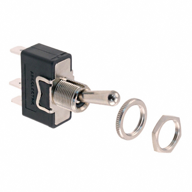 Intrerupator basculant, SPDT, ON-ON, 10A, 250VAC ,orificiu montare Ø12.7mm, AE-C3910BA