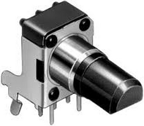 Potentiometru 50K, stereo, log, A, RK09K12A0A6R, ALPS